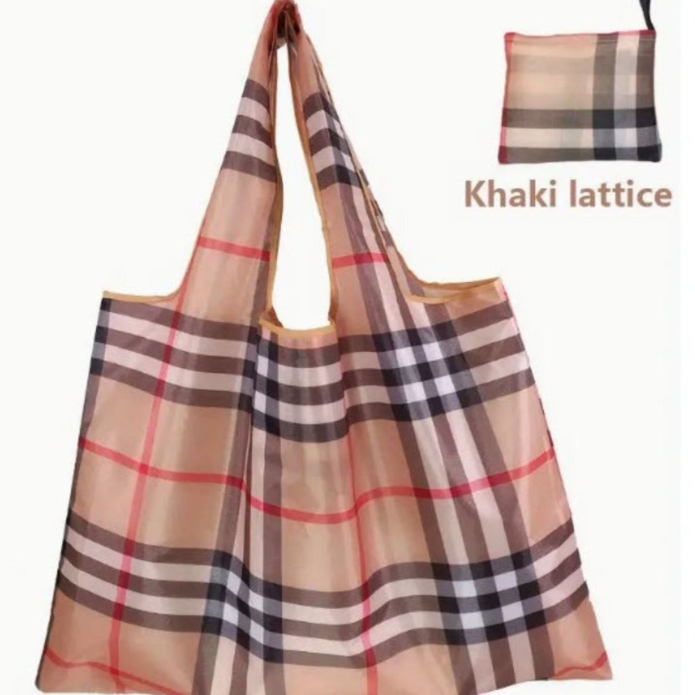 Reusable Foldable Shopping Bags - BeigeBerry